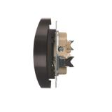 Simon 54 Nature Gniazdo wtyczkowe z uziemieniem z przesłonami podwójne do ramek NATURE 16A 250V zaciski śrubowe brąz mat DGZ2MZN.01/46 KONTAKT