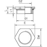 165 ADA M25-PG11, Adapter MOS.NIKL.