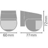 Czujnik SENSOR WALL 110DEG IP44 WT