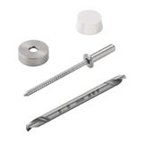 TPSD FIXING SET KTB Zestaw mocowań (obudowa), Klippon TB (Terminal Box), stal nierdzewna, nieobrobiony, srebrny /1szt./ 1252190000 WEIDMÜLLER
