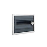 PXF 12T Rozdzielnica podtynkowa płaska drzwi przezroczyste IP40 1 rząd 1x12 modułów 101529 NOARK