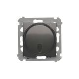 Simon 54 Ściemniacz naciskowy i zdalnie sterowany 20–500 W antracyt