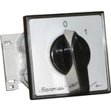 Łącznik Krzywkowy 16A, -5.8558mocowany na szynie czoło szare pokrętło czarne