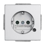 FUTURE Gniazdo SCHUKO Oświetlenie kontrolne z diodami LED aluminiowo srebrny 2CKA002013A5285 ABB