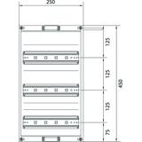 univers N Blok dla pól licznikowych dla zabudowy szer. z zac. PE/N 450x250mm UD31B4 HAGER