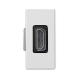 Simon Connect Płytka K45/2 adapter HDMI-HDMI 225x45mm + wkład czysta biel K129B/9 KONTAKT