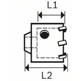3-częściowy zestaw z koronką wiertniczą, SDS-plus 2608550064 BOSCH