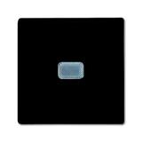 BASIC55 Wyłącznik z klawiszem 1-biegunowy  czarny-chateau