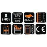 Spodnie robocze, białe, rozmiar S/48