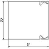 KANAŁ LKM 60X60 STAL FS