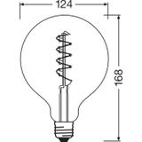 Lampa LED Vintage 1906 dim CL GLOBE125 Filament szkło przezroczyste GOLD 25 dim 4,5W 820 E27