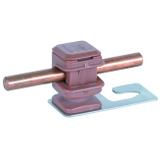 Wspornik dachowy z DEHNsnap, stal nierdzewna NIRO/ tworzywo, brązowy