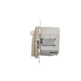 Simon 54 Oprawa oświetleniowa LED z czujnikiem ruchu 230 V AC 1.4 W białe zimne 5900 K złoty mat DOSCA.01/44 KONTAKT