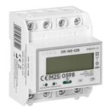 3-fazowy licznik energii elektrycznej, 100A, MID, 4 moduły, DIN TH-35mm