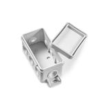 NS8 Puszka instalacyjna naścienna z możliwością zastosowania haka HNS, FASTBOX&HOOK - kolor szary