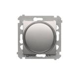 Simon 54 Regulator 1–10 V . Do załączania i regulacji źródeł światła z zasilaczami sterowanymi napięciem 1–10 V srebrny mat DS9V.01/43 KONTAKT