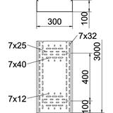 BKRS 1030 FS, Koryto kablowe