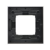 Simon 54 NATURE WMDZ-0110xS-082 Ramka 1-krotna Nature-Metal, INOX NERO, IP20/IP44. (IP44-należy zast DRN1/82 KONTAKT