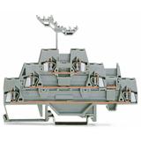 złączka trzypiętrowa L/L/L 2,5 mm2 szara