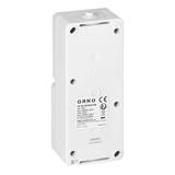 Łącznik jednobiegunowy + Gniazdo 2P+Z Schuko AQUATIC MINI IP54, 10/16A, 230V AC, biało-czarne OR-OE-7307(GS)/WB ORNO