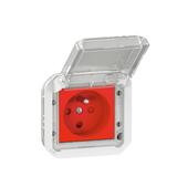 NOWE PLEXO - GNIAZDO 2P+Z Z BLOKADĄ ZACISKI ŚRUBOWE MECHANIZM 16 A-250 V BIAŁE 069623L LEGRAND