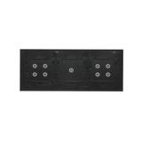 Simon 54 Touch Panel dotykowy S54 Touch 3 moduły 4 pola dotykowe + 1 pole dotykowe + 4 pola dotykowe zastygła lawa DSTR3414/73 KONTAKT
