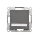 Simon 55 Oprawa oświetleniowa LED 230V (0,93 W) Barwa ciepła biała 3100K Grafitowy mat