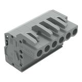 Gniazdo MCS‑MIDI Classic kątowe 6‑biegunowe szare raster 5mm 232‑106/026‑000 /50szt./ WAGO