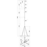 Iglica odgromowa fi 60/10 mm dł. 10 m, Al, ze statywem r 1200 mm, St/tZn, zestaw