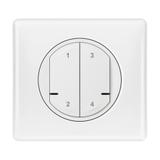 Netatmo - Celiane- łącznik bezprzewodowy 4 scenariusze - biały, Legrand