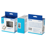 SUFITOWA OPRAWA PUNKTOWA PORTO, ODLEW, IP20, INOX, KWADRAT