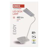 Lampa biurkowa LED EDDY biała, WW/NW/CW Z7599W EMOS
