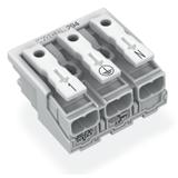 złączka zasilająca 3-biegunowa bez stopek bez styku PE