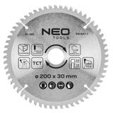 Tarcza do pilarki, widiowa, 200 x 30 mm, 60 zębów, do aluminium