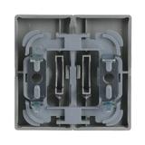 FUTURE Klawisz z nadrukiem Do wyłącznika/przycisku żaluzjowego aluminiowo srebrny