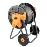 Wózek na wąz ogrodowy, tworzywo sztuczne, do 60 m węza 1/2"