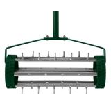 Aerator ręczny, wertykulator walcowy do trawy 27 kolcy, średnica 15cm