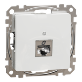 Sedna Design & Elements, gniazdo komputerowe RJ45 kat.6 STP, białe