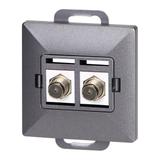 Gniazdo podw. typu F Pearl, TV/F-F1/P2, antracyt OR-OE-7714/2/A ORNO