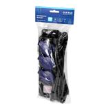 Przedłużacz warsztatowy bryzgoszczelny z wyłącznikiem IP44, 3 gniazda 2P+Z IP44, przewód gumowy, H05