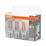 Lampa LED BASE Classic A60 6,5W/827 230V Filament szkło przezroczyste B22D FS3 OSRAM