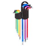 Klucze sześciokątne 1.5-10 mm, zestaw 9 szt.