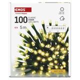Lampki choinkowe Classic 100LED 5m ciepła biel IP20 D4GW02 EMOS