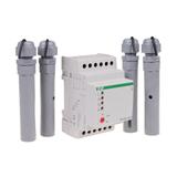 przekaźnik kontroli poziomu cieczy PZ-831 RC, montaz na szynie DIN,styk: 3x1NO 230V