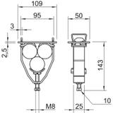 2056/E, OBEJMY 37-44 DO 3 KABLI