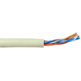 Kabel linka ACT U/UTP kat. 5e kość słoniowa PVC EP100H