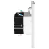 Hermetyczne gniazdo elektryczne podwójne prostokątne IP55 2x2P+Z(French) białe OR-GM-9047/W ORNO