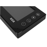 Monitor czarny ze słuchawką