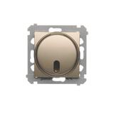 Simon 54 Łącznik z opóźnieniem wyłaczenia 20-500 W złoty mat