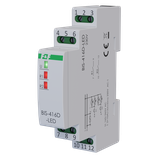 Przekaźnik bistabilny 2 kanałowy on/off Un=230V,I=2x10A InRush(120A/20ms) styki 2xNO,1S DIN BIS-416D-LED F&F